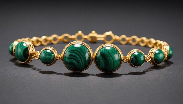 Découvrez l'élégance intemporelle du bracelet malachite